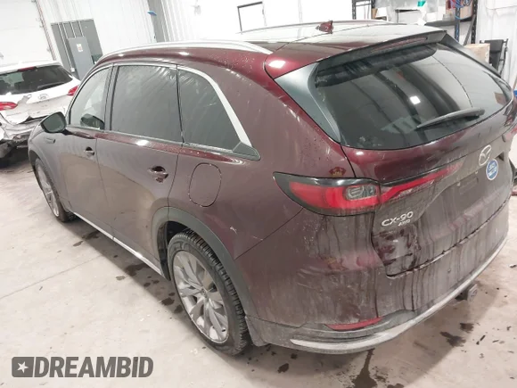 ✅ 2024 Mazda CX-90 Premium Plus • VIN: JM3KKEHD3R1185599 • Lot: 43968449. Wystawiony na IAAI z przebiegiem 40 269 mil. Bezpłatny archiwum sprzedaży aukcyjnych z USA i szczegółowy raport historii pojazdu na DreamBid. Zdjęcie 3.