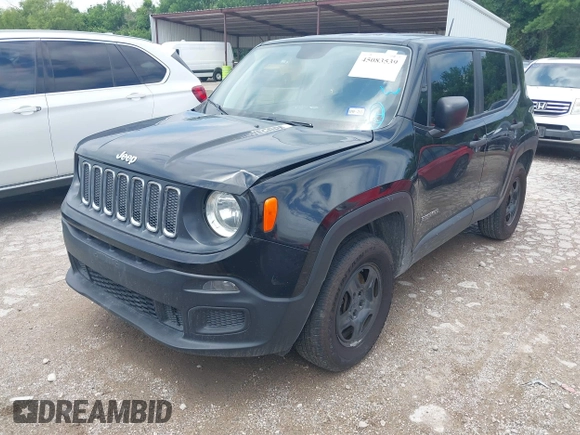 ✅ 2018 Jeep Renegade Sport • VIN: ZACCJBAH6JPJ00493 • Lot: 45083539. Wystawiony na IAAI z przebiegiem 98 253 mil. Bezpłatny archiwum sprzedaży aukcyjnych z USA i szczegółowy raport historii pojazdu na DreamBid. Zdjęcie 2.
