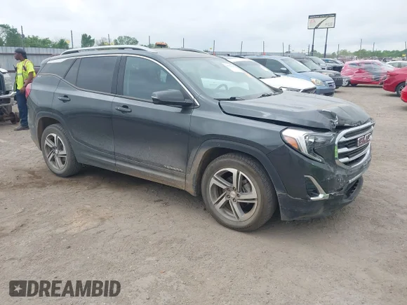 ✅ 2021 GMC Terrain SLT • VIN: 3GKALPEV4ML385522 • Lot: 44783385. Wystawiony na IAAI z przebiegiem 47 886 mil. Bezpłatny archiwum sprzedaży aukcyjnych z USA i szczegółowy raport historii pojazdu na DreamBid. Zdjęcie 1.
