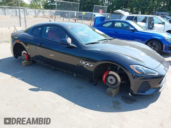 ✅ 2018 Maserati GranTurismo Sport • VIN: ZAM45VLA5J0253915 • Lot: 45496567. Listed on IAAI with 17,324 mi. Free auction sales archive from the USA and detailed vehicle history report at DreamBid. Image 6.