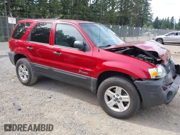 ✅ 2005 Ford Escape Hybrid • VIN: 1FMCU95H85KD42646 • Lot: 42872371. Listed on IAAI with 200,328 mi. Free auction sales archive from the USA and detailed vehicle history report at DreamBid. Image 1.