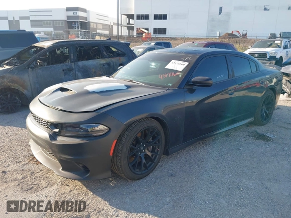 ✅ 2018 Dodge Charger R/T Scat Pack • VIN: 2C3CDXGJ8JH237040 • Lot: 43171160. Wystawiony na IAAI z przebiegiem 64 840 mil. Bezpłatny archiwum sprzedaży aukcyjnych z USA i szczegółowy raport historii pojazdu na DreamBid. Zdjęcie 2.