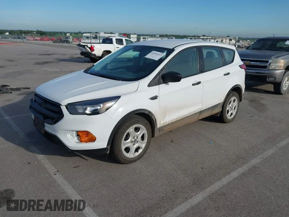 ✅ 2019 Ford Escape S • VIN: 1FMCU0F71KUB50583 • Lot: 45291012. Listed on IAAI with 73,449 mi. Free auction sales archive from the USA and detailed vehicle history report at DreamBid. Image 2.