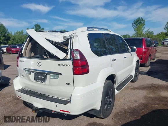 ✅ 2008 Lexus GX 470 • VIN: JTJBT20X180150913 • Lot: 45393539. Wystawiony na IAAI z przebiegiem 186 924 mil. Bezpłatny archiwum sprzedaży aukcyjnych z USA i szczegółowy raport historii pojazdu na DreamBid. Zdjęcie 4.
