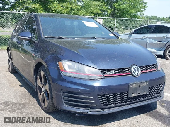 ✅ 2015 Volkswagen Golf GTI S • VIN: 3VW5T7AU3FM078976 • Lot: 42801241. Wystawiony na IAAI z przebiegiem 175 247 mil. Bezpłatny archiwum sprzedaży aukcyjnych z USA i szczegółowy raport historii pojazdu na DreamBid. Zdjęcie 1.