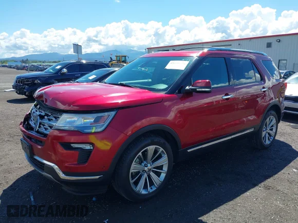 ✅ 2018 Ford Explorer Limited • VIN: 1FM5K8F85JGB45003 • Lot: 45110648. Listed on IAAI with 100,151 mi. Free auction sales archive from the USA and detailed vehicle history report at DreamBid. Image 22.