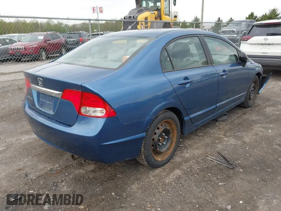 ✅ 2011 Honda Civic LX • VIN: 2HGFA1F59BH510508 • Lot: 45023723. Listed on IAAI with 61,440 mi. Free auction sales archive from the USA and detailed vehicle history report at DreamBid. Image 4.