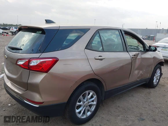 ✅ 2018 Chevrolet Equinox LS • VIN: 3GNAXHEV5JL278813 • Lot: 44585890. Wystawiony na IAAI z przebiegiem 51 273 mil. Bezpłatny archiwum sprzedaży aukcyjnych z USA i szczegółowy raport historii pojazdu na DreamBid. Zdjęcie 4.