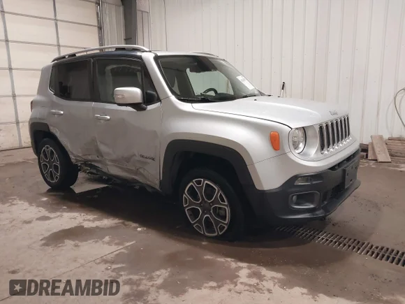 ✅ 2017 Jeep Renegade Limited • VIN: ZACCJBDB5HPE88126 • Лот: 44240762. Опубліковано раніше на IAAI з пробігом 85 360 миль. Безкоштовний доступ до архіву аукціонних продажів зі США та докладний звіт про історію автомобіля на DreamBid. Зображення 1.