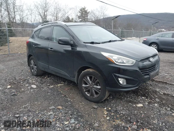 ✅ 2015 Hyundai Tucson Limited • VIN: KM8JU3AG1FU974556 • Lot: 44155216. Listed on IAAI with 165,127 mi. Free auction sales archive from the USA and detailed vehicle history report at DreamBid. Image 1.