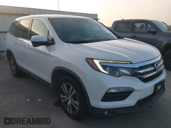 ✅ 2018 Honda Pilot EX-L • VIN: 5FNYF5H85JB010809 • Lot: 42758839. Listed on IAAI with 67,037 mi. Free auction sales archive from the USA and detailed vehicle history report at DreamBid. Image 1.