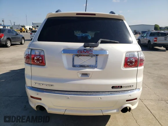 ✅ 2011 GMC Acadia Denali • VIN: 1GKKVTED4BJ294608 • Lot: 61663774. Wystawiony na Copart z przebiegiem 140 648 mil. Bezpłatny archiwum sprzedaży aukcyjnych z USA i szczegółowy raport historii pojazdu na DreamBid. Zdjęcie 6.