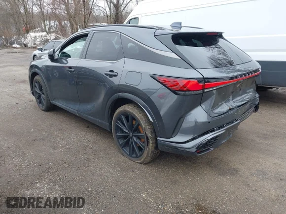 ✅ 2025 Lexus RX 500h F Sport Performance • VIN: 2T2BCMEA0SC021394 • Лот: 44528099. Опубліковано раніше на IAAI з пробігом 10 583 миль. Безкоштовний доступ до архіву аукціонних продажів зі США та докладний звіт про історію автомобіля на DreamBid. Зображення 3.