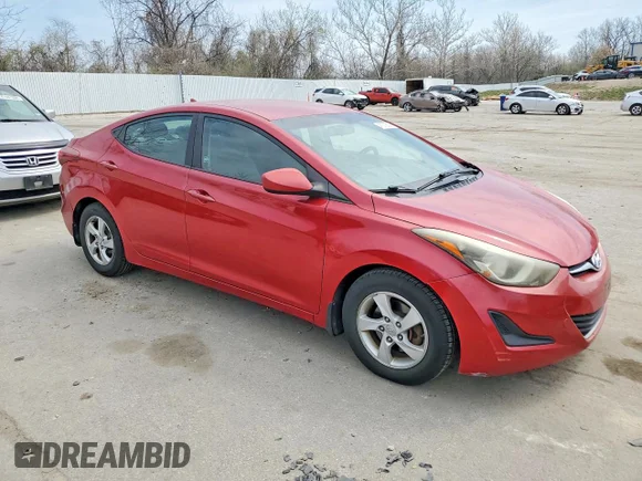 ✅ 2014 Hyundai Elantra Limited • VIN: KMHDH4AE1EU103998 • Lot: 47379336. Wystawiony na Copart z przebiegiem 179 210 mil. Bezpłatny archiwum sprzedaży aukcyjnych z USA i szczegółowy raport historii pojazdu na DreamBid. Zdjęcie 4.