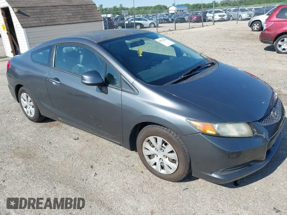 ✅ 2012 Honda Civic LX • VIN: 2HGFG3B58CH527687 • Lot: 45172351. Listed on IAAI with 155,439 mi. Free auction sales archive from the USA and detailed vehicle history report at DreamBid. Image 1.