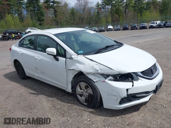 ✅ 2015 Honda Civic LX • VIN: 19XFB2F51FE277761 • Lot: 44965638. Listed on IAAI with 143,838 mi. Free auction sales archive from the USA and detailed vehicle history report at DreamBid. Image 6.