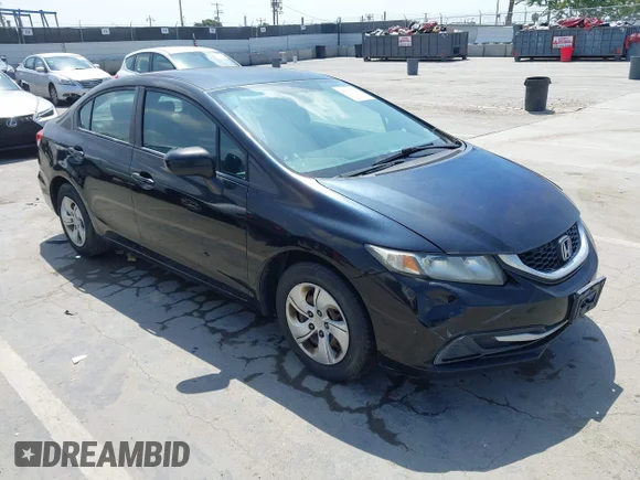 ✅ 2014 Honda Civic LX • VIN: 19XFB2E52EE016705 • Lot: 45011571. Listed on IAAI with 244,801 mi. Free auction sales archive from the USA and detailed vehicle history report at DreamBid. Image 1.