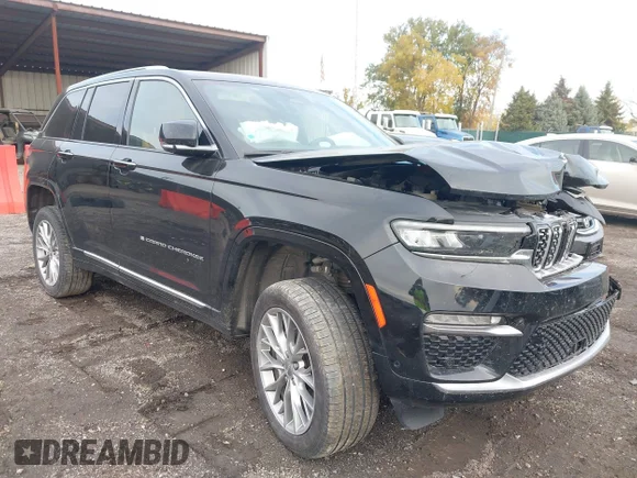 ✅ 2024 Jeep Grand Cherokee Summit Reserve • VIN: 1C4RJHEGXR8944833 • Lot: 43564179. Listed on IAAI with 46,069 mi. Free auction sales archive from the USA and detailed vehicle history report at DreamBid. Image 1.