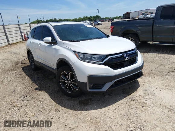 ✅ 2020 Honda CR-V EX-L • VIN: 5J6RW1H85LA017813 • Lot: 44905625. Listed on IAAI with 81,507 mi. Free auction sales archive from the USA and detailed vehicle history report at DreamBid. Image 1.