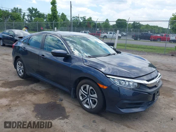 ✅ 2018 Honda Civic LX • VIN: 2HGFC2F54JH522452 • Лот: 45379243. Опубліковано раніше на IAAI з пробігом 44 734 миль. Безкоштовний доступ до архіву аукціонних продажів зі США та докладний звіт про історію автомобіля на DreamBid. Зображення 1.