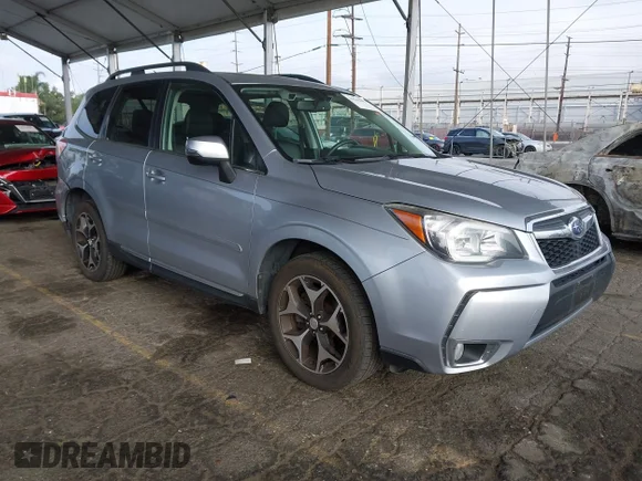 ✅ 2015 Subaru Forester XT Touring • VIN: JF2SJGWCXFH422496 • Lot: 44566902. Listed on IAAI with 75,266 mi. Free auction sales archive from the USA and detailed vehicle history report at DreamBid. Image 1.