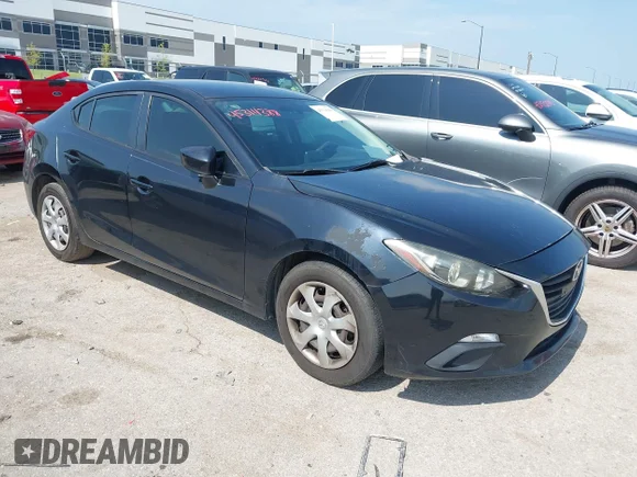 ✅ 2015 Mazda 3 i Sport • VIN: 3MZBM1U71FM229333 • Lot: 45314388. Listed on IAAI with 156,330 mi. Free auction sales archive from the USA and detailed vehicle history report at DreamBid. Image 1.