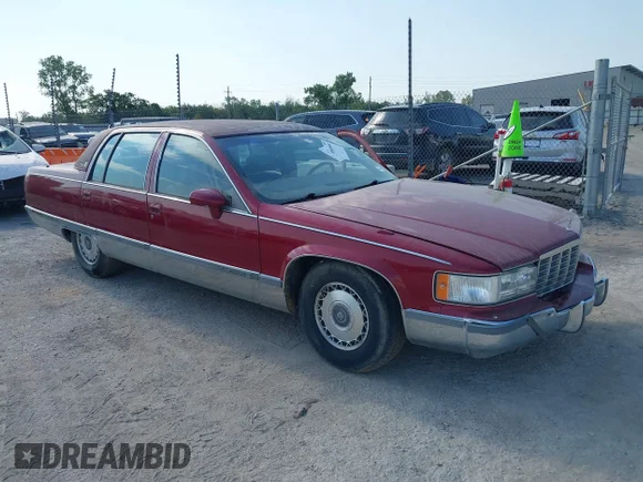 ✅ 1993 Cadillac Fleetwood • VIN: 1G6DW527XPR701435 • Лот: 40068666. Опубликован ранее на IAAI с пробегом 157 744 миль. Бесплатный доступ к архиву аукционных продаж из США и подробный отчёт об истории автомобиля на DreamBid. Изображение 1.