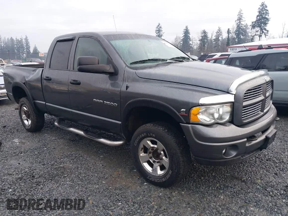 ✅ 2003 Dodge 2500 ST • VIN: 3D7KU28623G780087 • Лот: 44059321. Опубліковано раніше на IAAI з пробігом 187 871 миль. Безкоштовний доступ до архіву аукціонних продажів зі США та докладний звіт про історію автомобіля на DreamBid. Зображення 1.