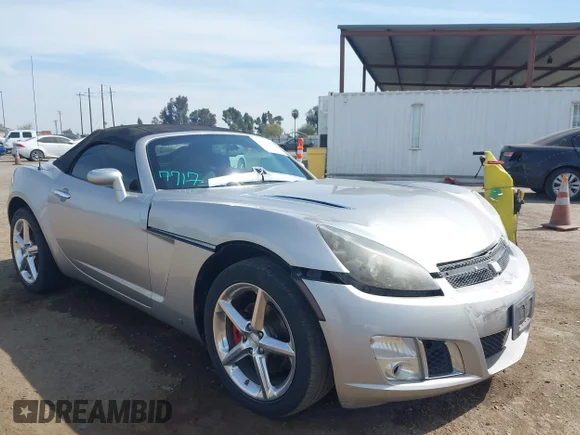 ✅ 2008 Saturn Sky Red Line • VIN: 1G8MF35X88Y113659 • Lot: 44610098. Listed on IAAI with 170,667 mi. Free auction sales archive from the USA and detailed vehicle history report at DreamBid. Image 1.