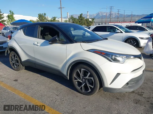 ✅ 2019 Toyota C-HR LE • VIN: JTNKHMBX9K1029329 • Lot: 44648218. Wystawiony na IAAI z przebiegiem 75 801 mil. Bezpłatny archiwum sprzedaży aukcyjnych z USA i szczegółowy raport historii pojazdu na DreamBid. Zdjęcie 1.