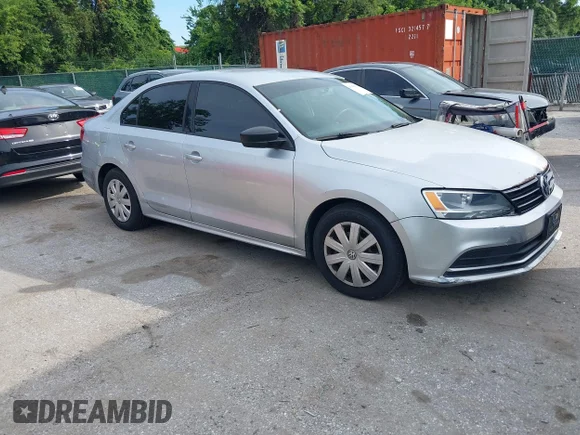 ✅ 2015 Volkswagen Jetta S • VIN: 3VW2K7AJ2FM405640 • Lot: 45478033. Listed on IAAI with 152,434 mi. Free auction sales archive from the USA and detailed vehicle history report at DreamBid. Image 1.
