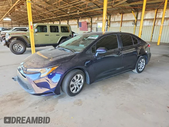 ✅ 2025 Toyota Corolla LE • VIN: 5YFB4MDE9SP339908 • Lot: 56643106. Wystawiony na Copart z przebiegiem 19 823 mil. Bezpłatny archiwum sprzedaży aukcyjnych z USA i szczegółowy raport historii pojazdu na DreamBid. Zdjęcie 1.