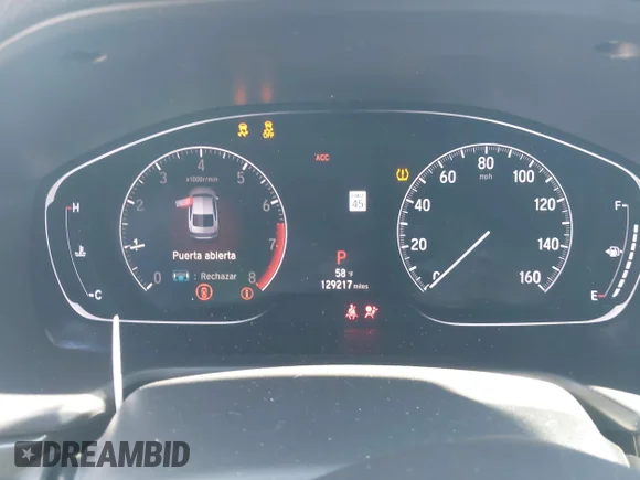 ✅ 2019 Honda Accord LX • VIN: 1HGCV1F12KA038008 • Lot: 43582343. Wystawiony na IAAI z przebiegiem 129 217 mil. Bezpłatny archiwum sprzedaży aukcyjnych z USA i szczegółowy raport historii pojazdu na DreamBid. Zdjęcie 7.