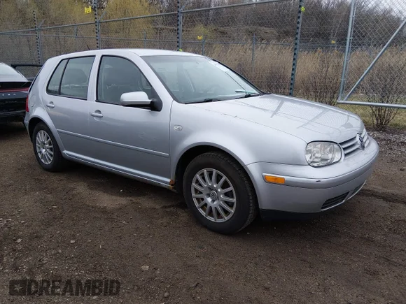 ✅ 2003 Volkswagen Golf • VIN: 9BWFP61J334065461 • Лот: 44762284. Опубліковано раніше на IAAI з пробігом 63 449 миль. Безкоштовний доступ до архіву аукціонних продажів зі США та докладний звіт про історію автомобіля на DreamBid. Зображення 1.