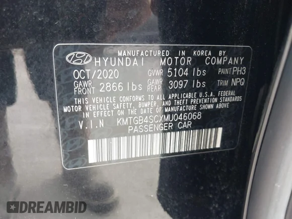 ✅ 2021 Genesis G80 2.5T • VIN: KMTGB4SCXMU046068 • Лот: 42620070. Опубліковано раніше на IAAI з пробігом 61 036 миль. Безкоштовний доступ до архіву аукціонних продажів зі США та докладний звіт про історію автомобіля на DreamBid. Зображення 9.