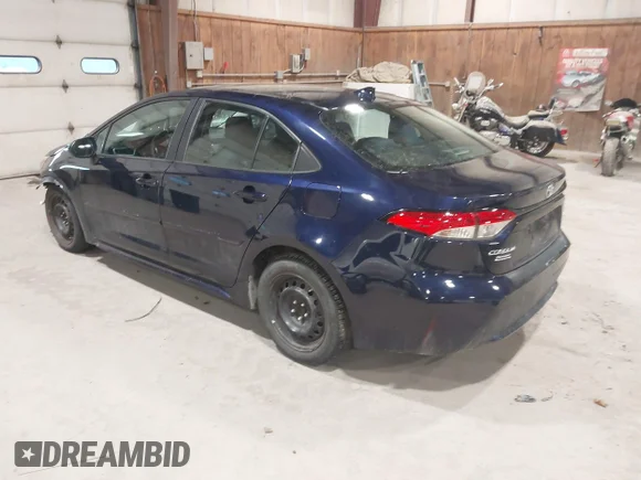 ✅ 2020 Toyota Corolla LE • VIN: 5YFEPRAE1LP109092 • Lot: 44249838. Listed on IAAI with 90,160 mi. Free auction sales archive from the USA and detailed vehicle history report at DreamBid. Image 3.