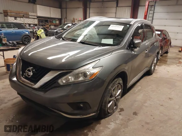 ✅ 2017 Nissan Murano SL • VIN: 5N1AZ2MH2HN180971 • Lot: 41545819. Wystawiony na IAAI z przebiegiem 95 037 mil. Bezpłatny archiwum sprzedaży aukcyjnych z USA i szczegółowy raport historii pojazdu na DreamBid. Zdjęcie 17.