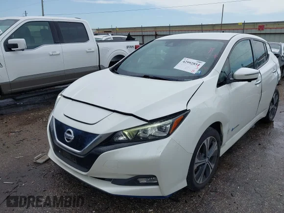✅ 2019 Nissan LEAF SL Plus • VIN: 1N4BZ1CP2KC316715 • Lot: 42992854. Wystawiony na IAAI z przebiegiem 63 169 mil. Bezpłatny archiwum sprzedaży aukcyjnych z USA i szczegółowy raport historii pojazdu na DreamBid. Zdjęcie 2.