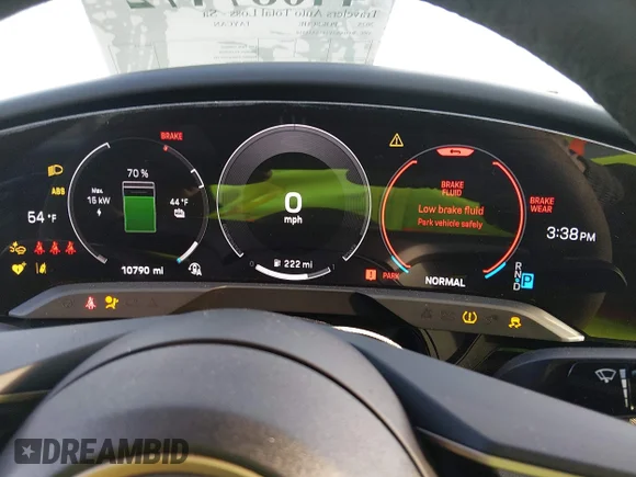 ✅ 2025 Porsche Taycan • VIN: WP0AA2Y14SSA11510 • Lot: 44087472. Wystawiony na IAAI z przebiegiem 10 790 mil. Bezpłatny archiwum sprzedaży aukcyjnych z USA i szczegółowy raport historii pojazdu na DreamBid. Zdjęcie 7.