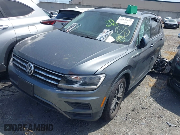 ✅ 2021 Volkswagen Tiguan S • VIN: 3VV1B7AX9MM011375 • Лот: 45139677. Опубликован ранее на IAAI с пробегом 58 160 миль. Бесплатный доступ к архиву аукционных продаж из США и подробный отчёт об истории автомобиля на DreamBid. Изображение 2.