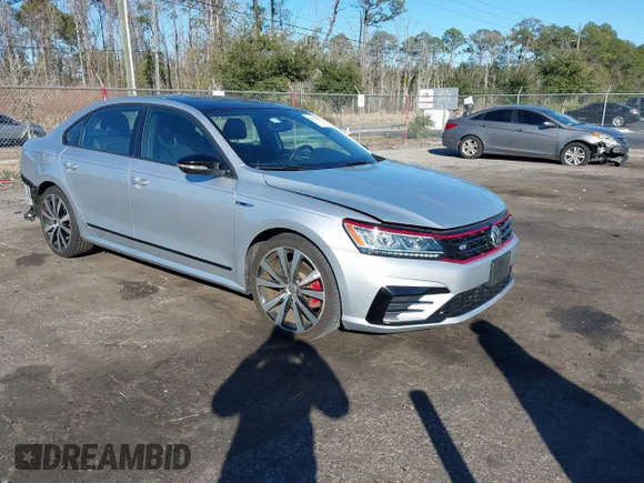 ✅ 2018 Volkswagen Passat GT • VIN: 1VWJM7A39JC051455 • Lot: 44291684. Listed on IAAI with 66,975 mi. Free auction sales archive from the USA and detailed vehicle history report at DreamBid. Image 1.