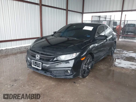 ✅ 2019 Honda Civic Sport • VIN: 19XFC2F83KE040836 • Lot: 44918504. Wystawiony na IAAI z przebiegiem 108 823 mil. Bezpłatny archiwum sprzedaży aukcyjnych z USA i szczegółowy raport historii pojazdu na DreamBid. Zdjęcie 2.