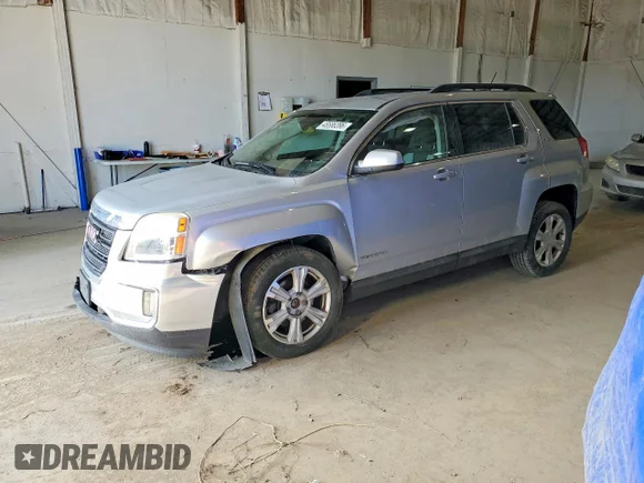 ✅ 2017 GMC Terrain SLE • VIN: 2GKFLNE36H6252795 • Lot: 45586396. Listed on Copart with 107,882 mi. Free auction sales archive from the USA and detailed vehicle history report at DreamBid. Image 1.