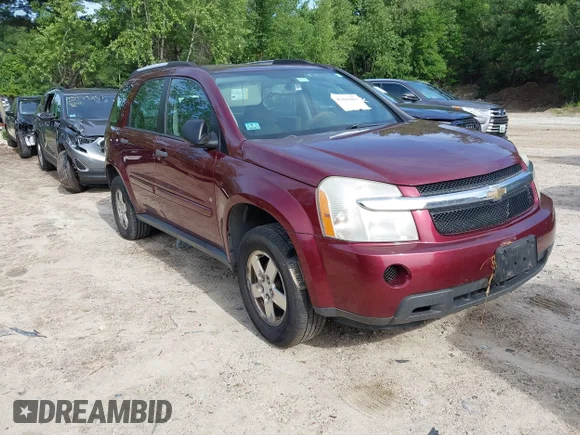 ✅ 2008 Chevrolet Equinox LS • VIN: 2CNDL13F986059867 • Lot: 45449081. Listed on IAAI with 191,509 mi. Free auction sales archive from the USA and detailed vehicle history report at DreamBid. Image 1.