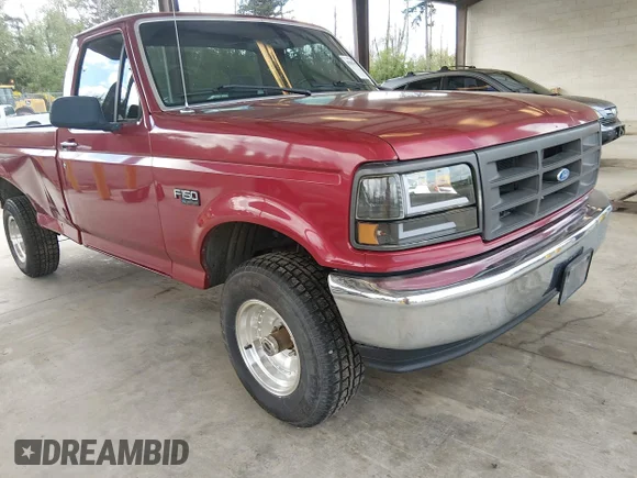 ✅ 1995 Ford F-150 • VIN: 1FTEF14N6SLB40443 • Lot: 45087592. Listed on IAAI with 202,087 mi. Free auction sales archive from the USA and detailed vehicle history report at DreamBid. Image 1.