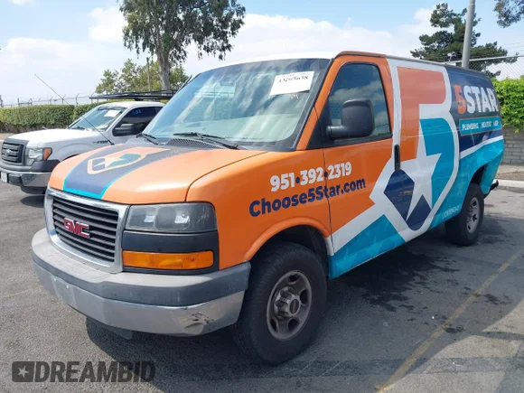 ✅ 2016 GMC Savana Cargo • VIN: 1GTW7AFF3G1903237 • Lot: 43203638. Listed on IAAI with 175,126 mi. Free auction sales archive from the USA and detailed vehicle history report at DreamBid. Image 2.