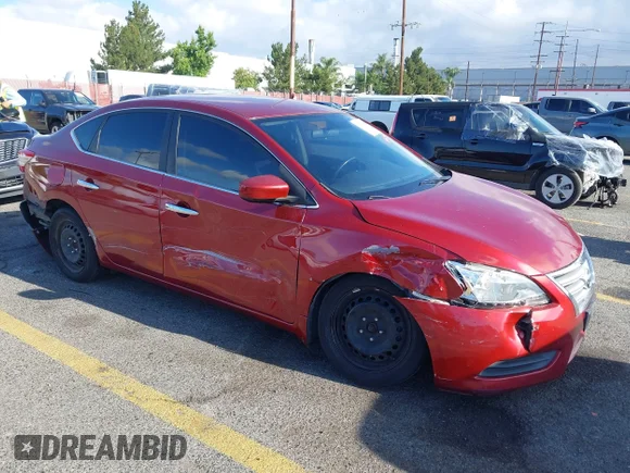 ✅ 2015 Nissan Sentra SV • VIN: 3N1AB7APXFL694584 • Лот: 45212954. Опубликован ранее на IAAI с пробегом 124 011 миль. Бесплатный доступ к архиву аукционных продаж из США и подробный отчёт об истории автомобиля на DreamBid. Изображение 1.