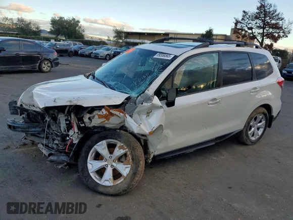 ✅ 2016 Subaru Forester Premium • VIN: JF2SJADC8GH431537 • Лот: 99556565. Опубликован ранее на Copart с пробегом 122 854 миль. Бесплатный доступ к архиву аукционных продаж из США и подробный отчёт об истории автомобиля на DreamBid. Изображение 1.