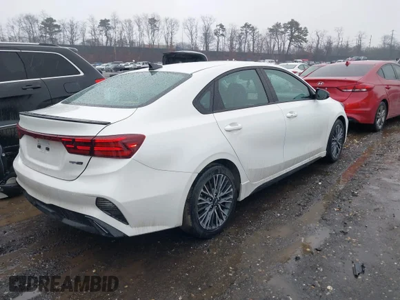 ✅ 2023 Kia Forte GT-Line • VIN: 3KPF54AD4PE604804 • Lot: 44508800. Listed on IAAI with 27,623 mi. Free auction sales archive from the USA and detailed vehicle history report at DreamBid. Image 4.