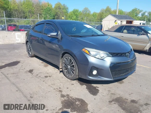 ✅ 2014 Toyota Corolla LE • VIN: 2T1BURHE3EC225074 • Lot: 45037732. Listed on IAAI with 167,641 mi. Free auction sales archive from the USA and detailed vehicle history report at DreamBid. Image 1.
